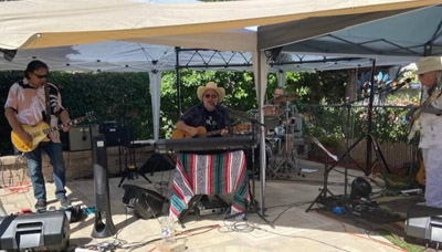 Donny Dark, Eddy Roswell & Phantom Ranch, Ed Skibbe, Brian McClure, Spencer Pyne, photo by Joy Pyne